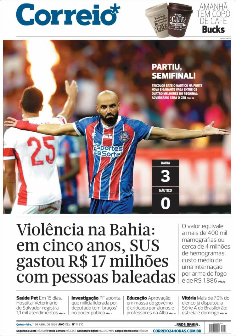 Portada de Correio* (Brasil)