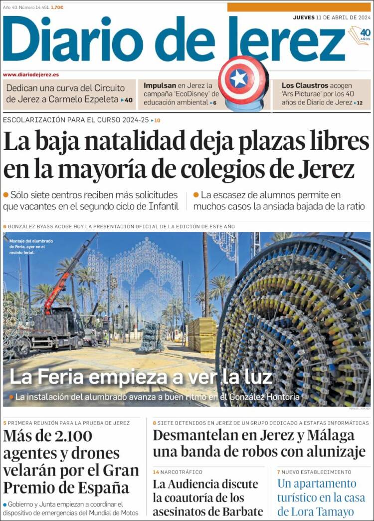 Portada de Diario de Jerez (España)