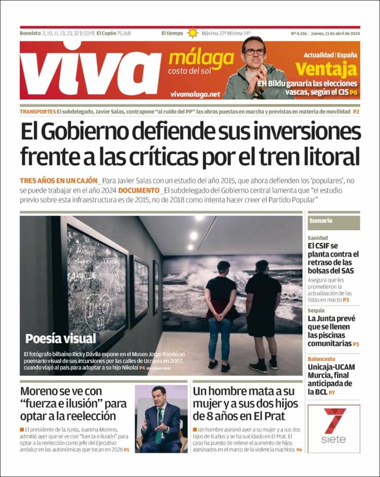 Portada de Viva Málaga (España)