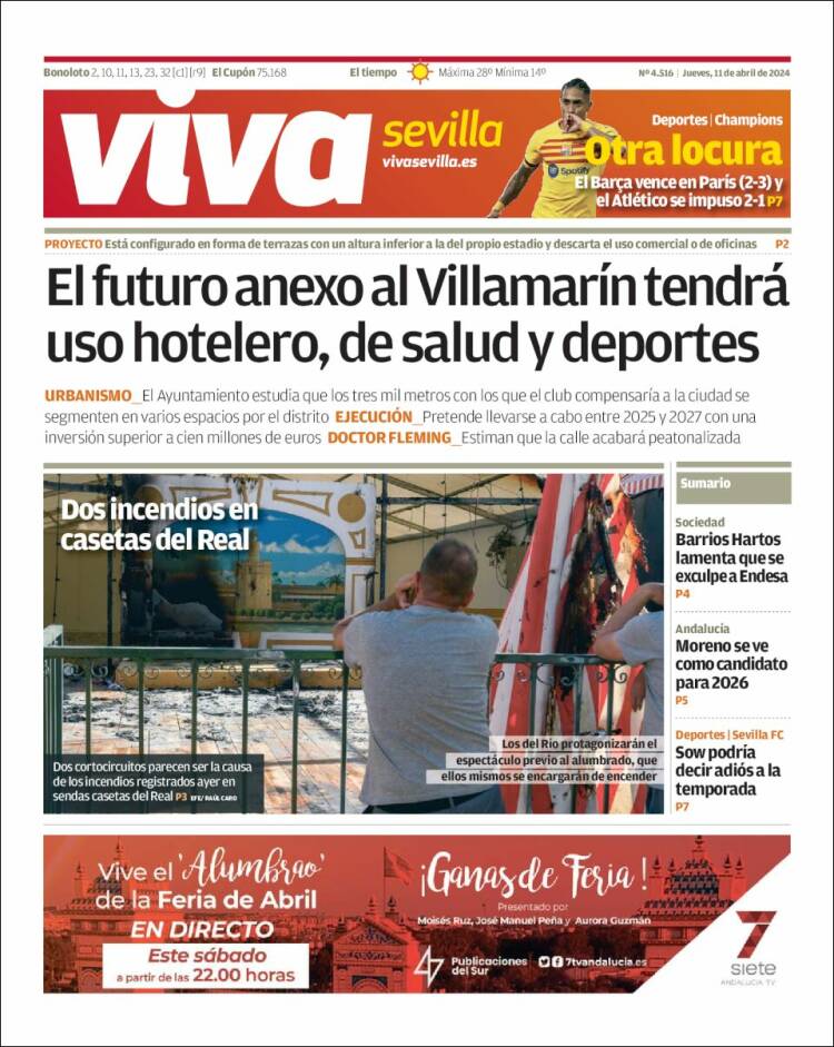 Portada de Viva Sevilla (España)