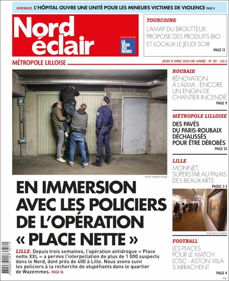 Portada de Nord Éclair (Francia)