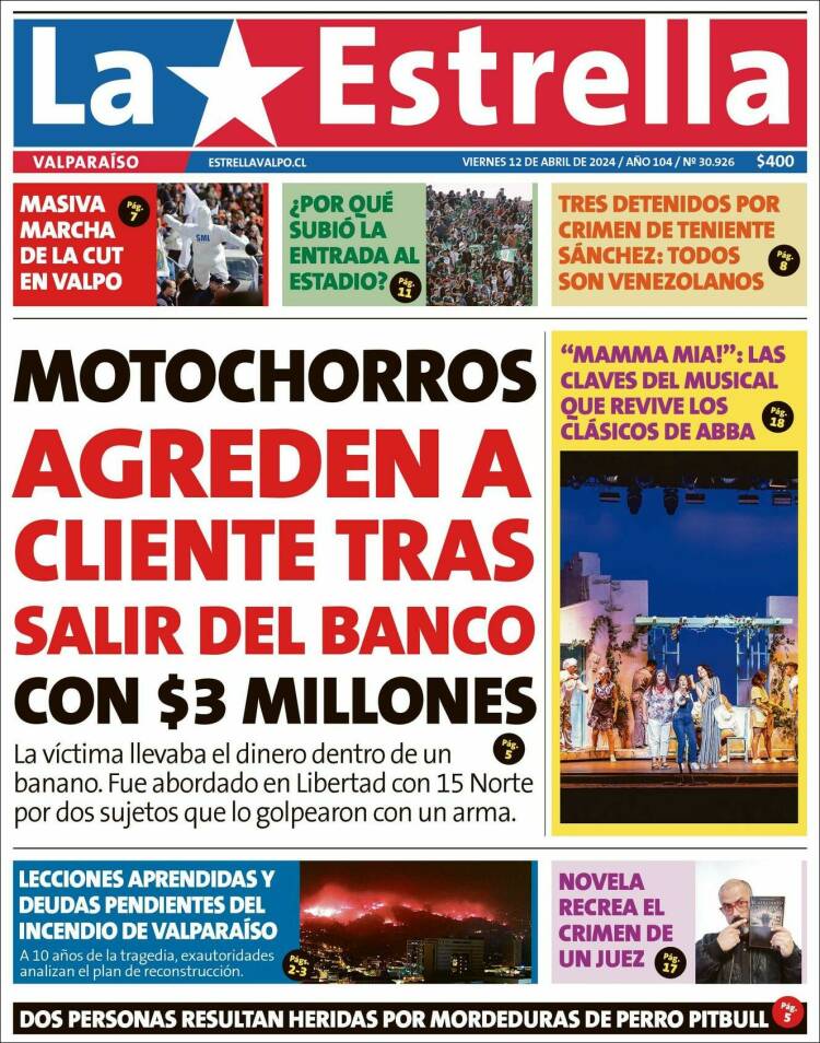Portada de Estrella de Valparaiso (Chile)