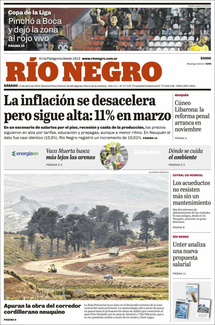Portada de Rio Negro (Argentina)