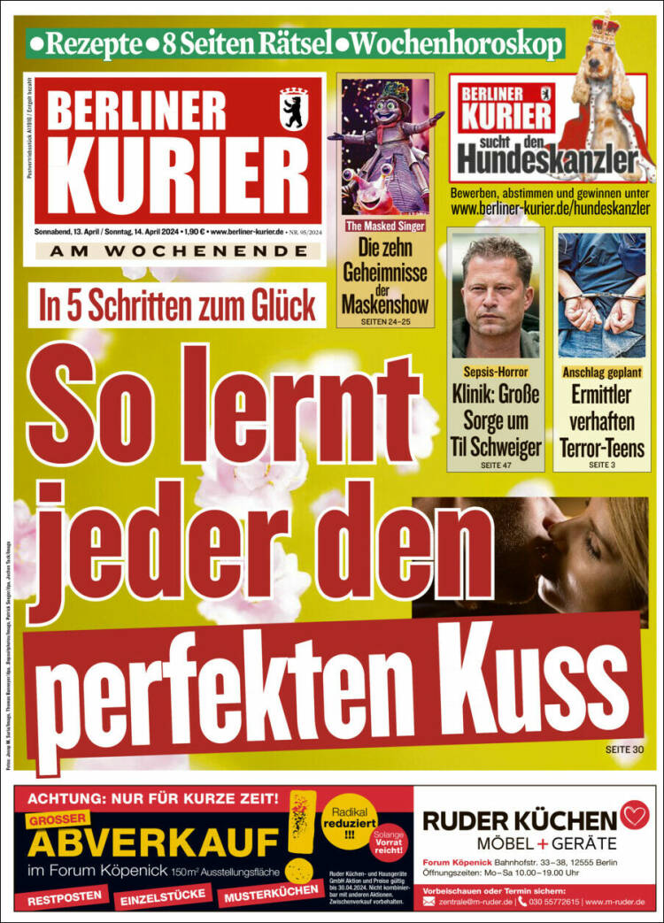 Portada de Berliner Kurier - Startseite BK (Alemania)