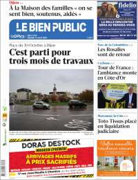 Portada de Le Bien Public (Francia)