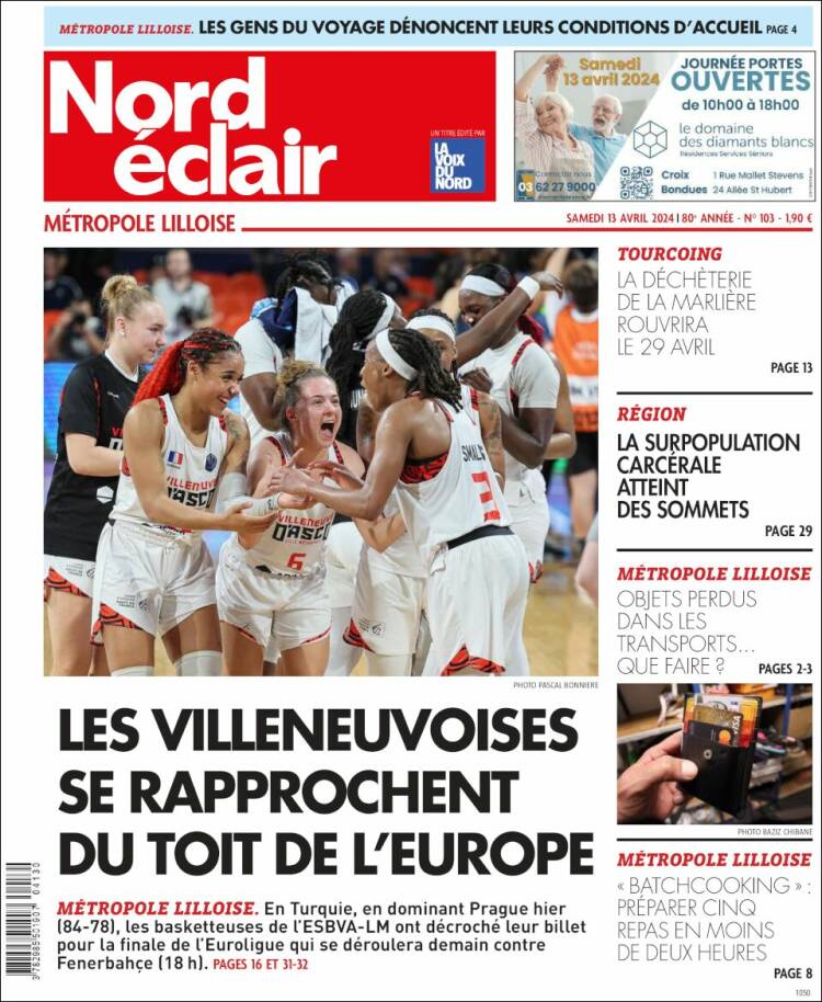 Portada de Nord Éclair (Francia)