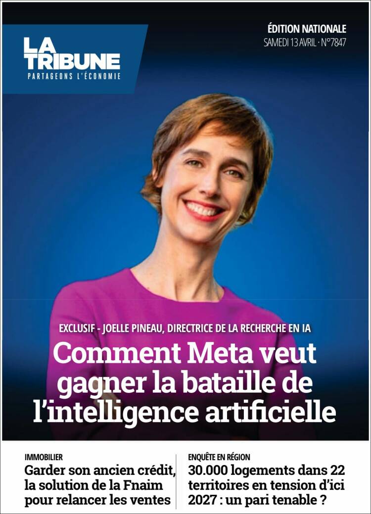 Portada de La Tribune (Francia)