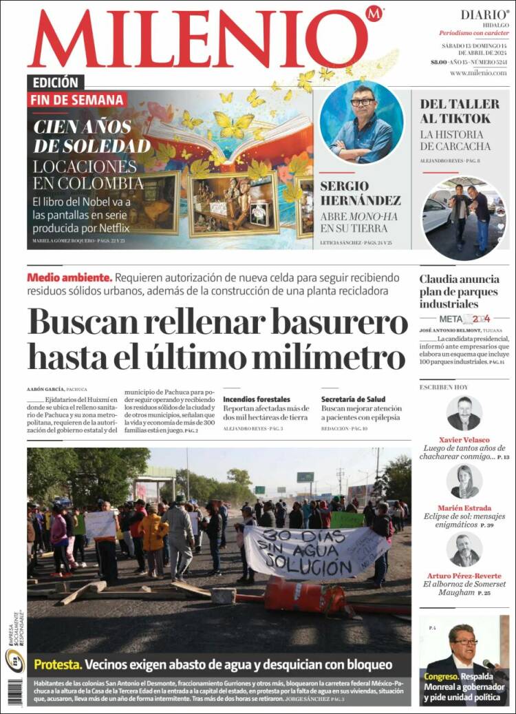 Portada de Milenio de Hidalgo (M&eacute;xico)