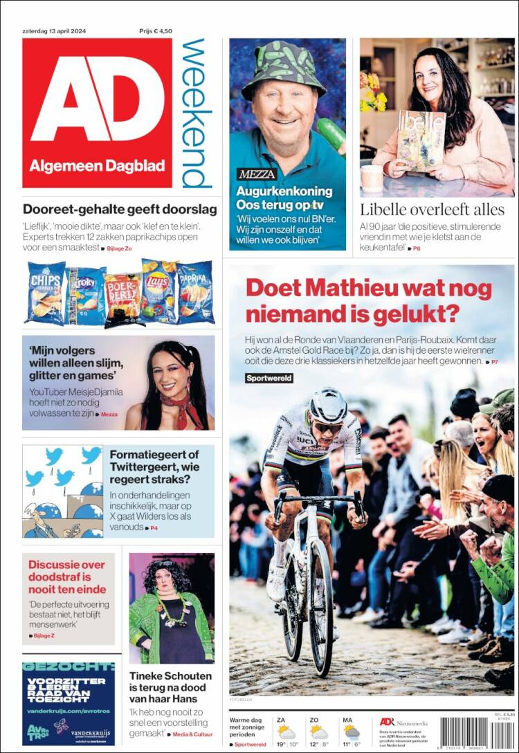 Portada de AD (Pa&iacute;ses Bajos)