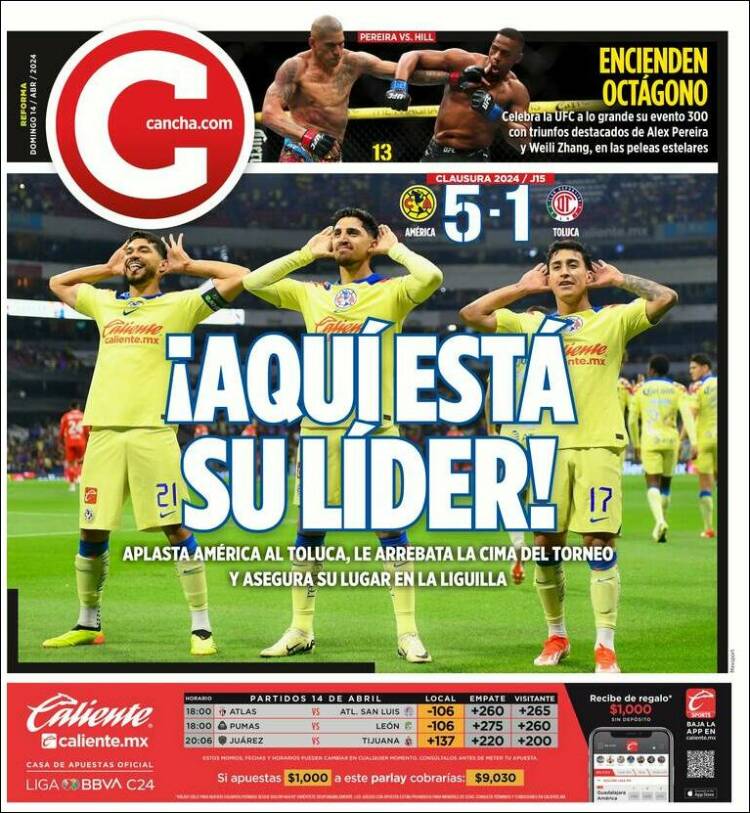 Portada de Cancha (México)