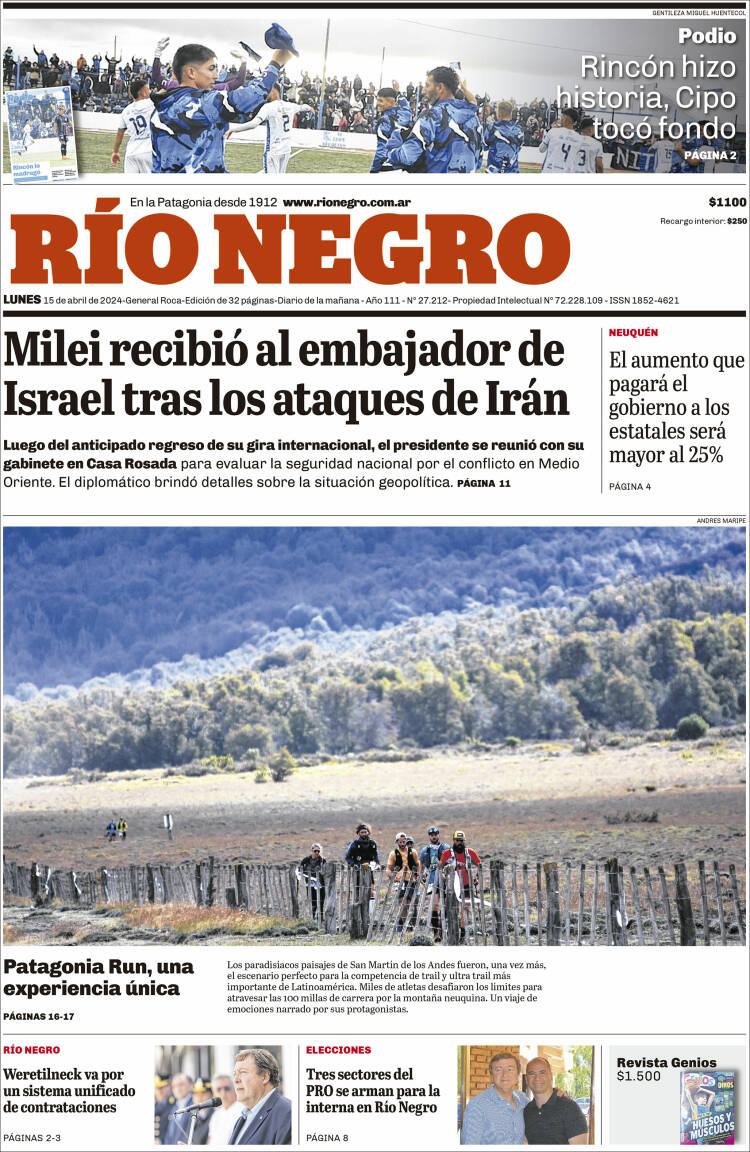 Portada de Rio Negro (Argentina)