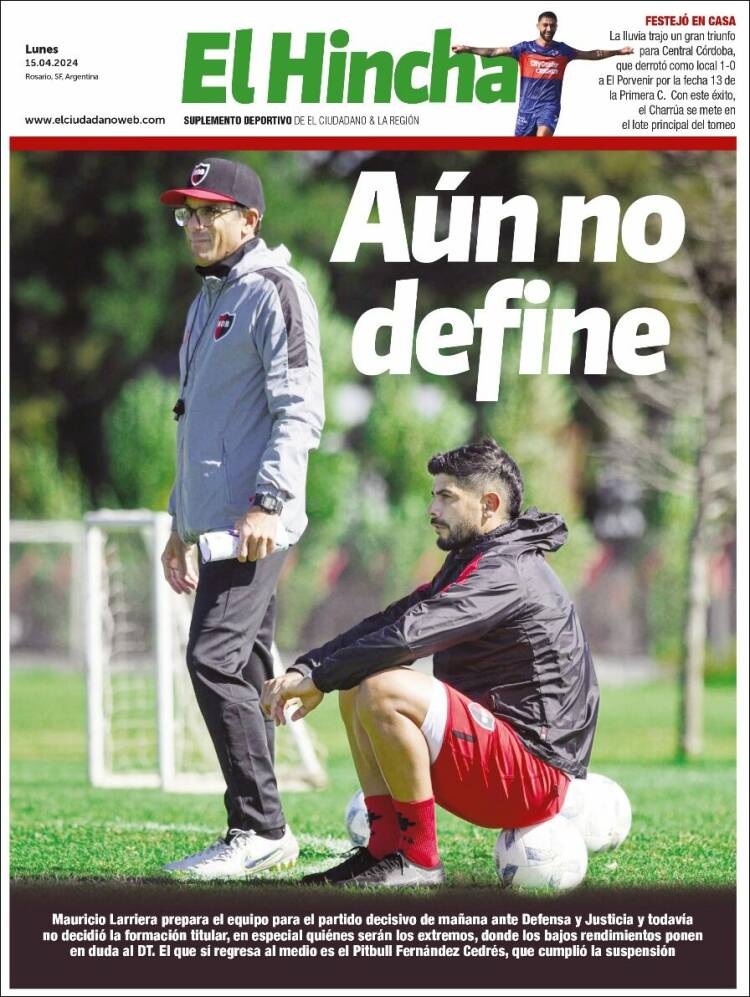 Portada de El Hincha (Argentina)