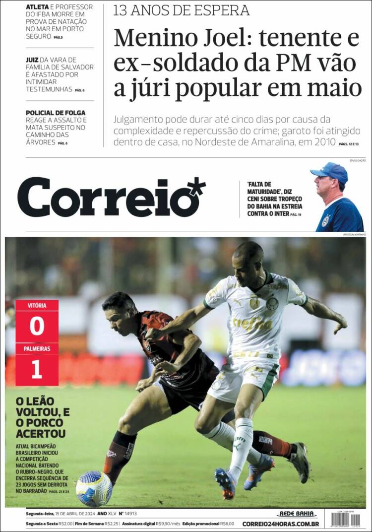 Portada de Correio* (Brasil)