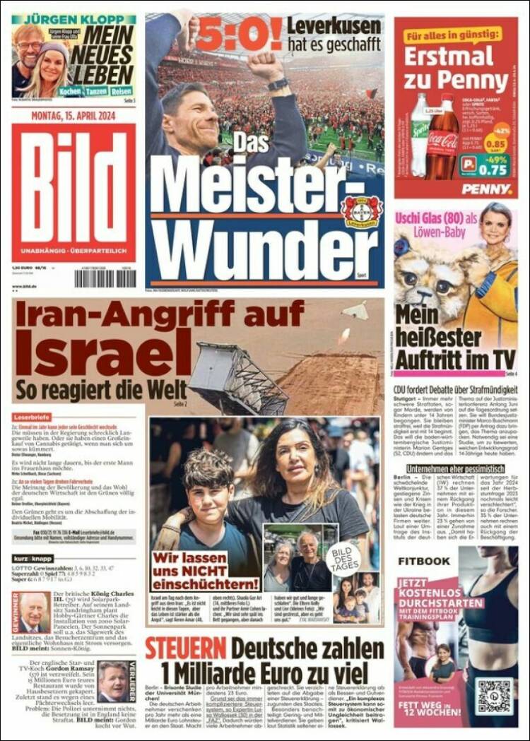 Portada de Bild (Alemania)