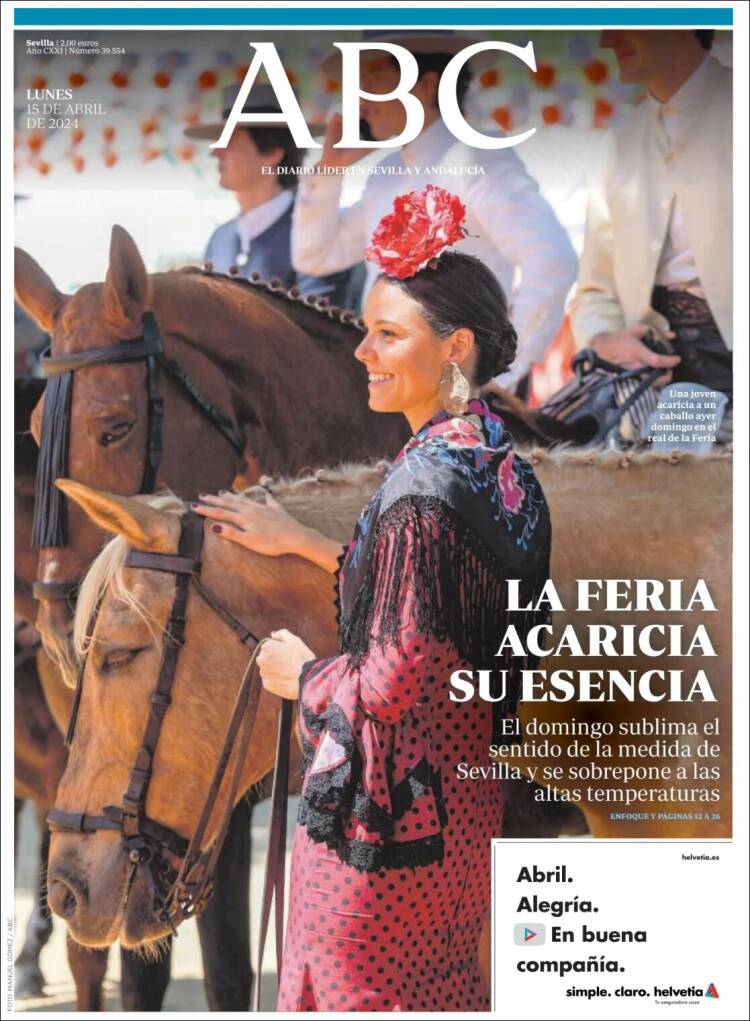 Portada de ABC - Sevilla (España)