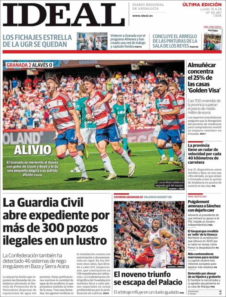 Portada de Ideal (España)