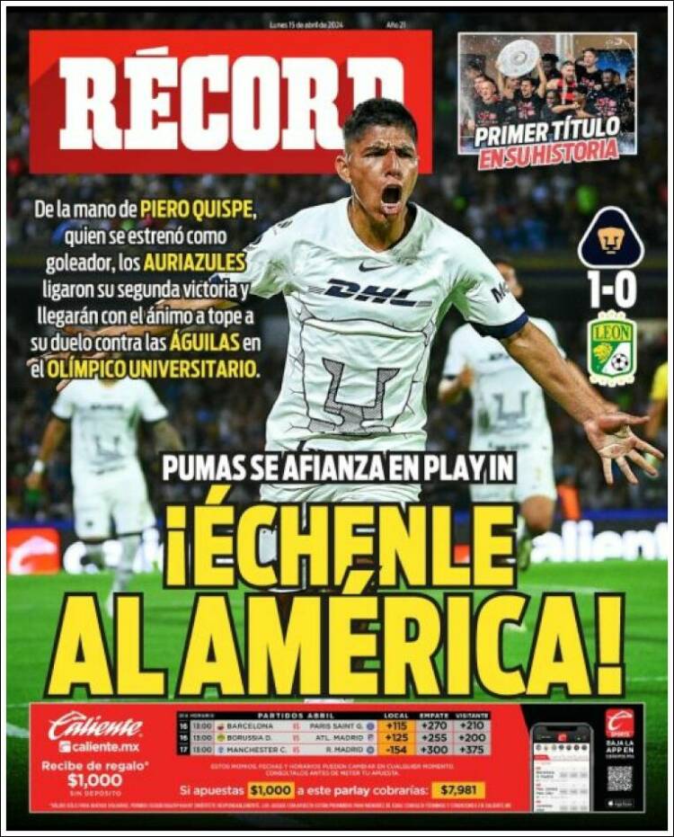 Portada de Record (M&eacute;xico)
