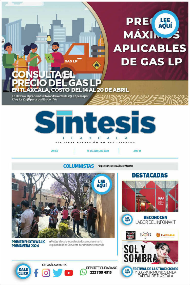 Portada de Síntesis de Tlaxcala (M&eacute;xico)