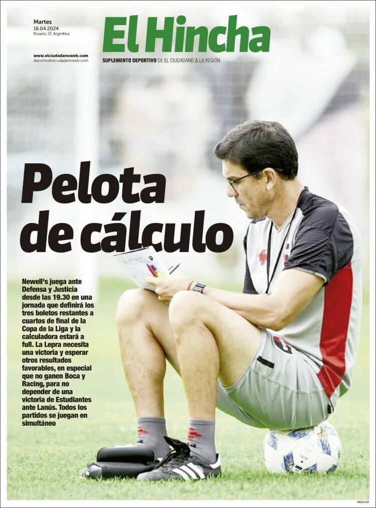 Portada de El Hincha (Argentina)