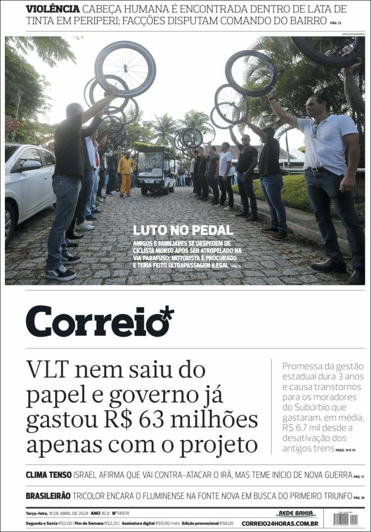 Portada de Correio* (Brasil)