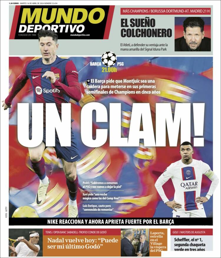 Portada de Mundo Atlético (España)