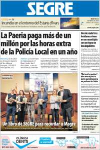 Portada de Segre  (España)