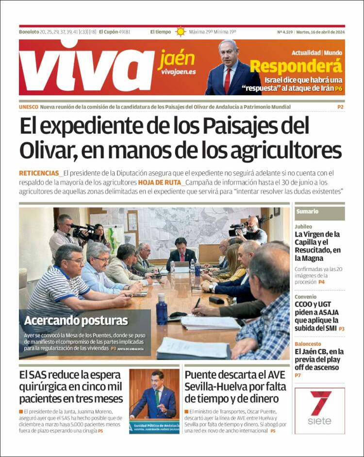 Portada de Viva Jaén (España)