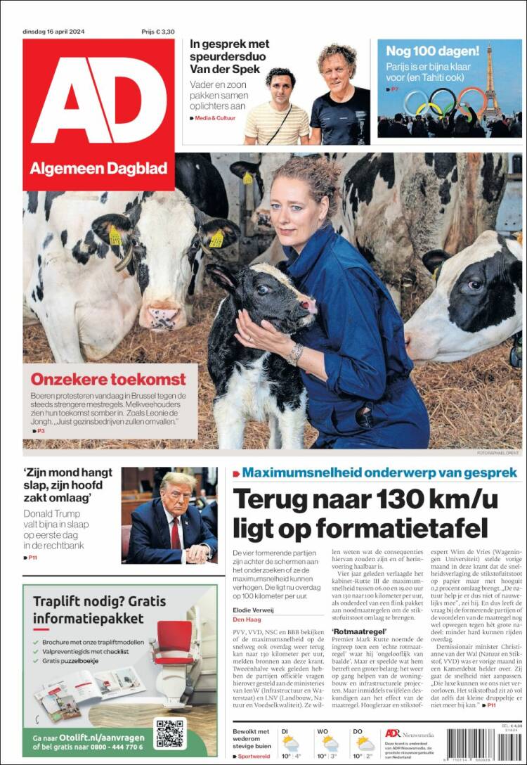 Portada de AD (Pa&iacute;ses Bajos)