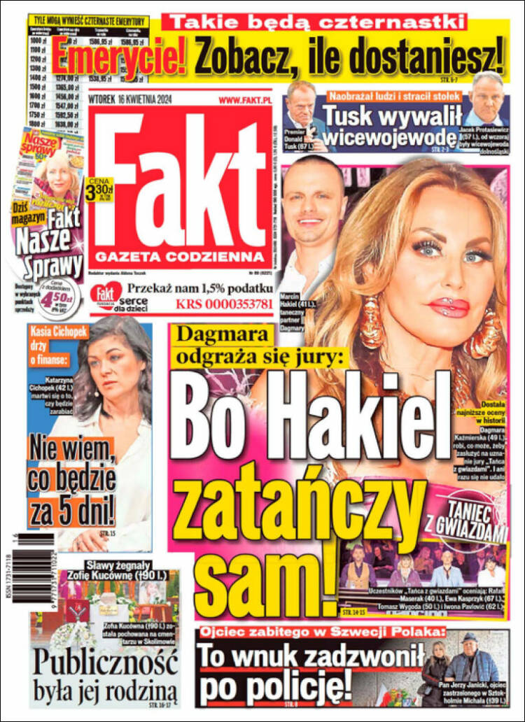 Portada de Fakt (Polonia)