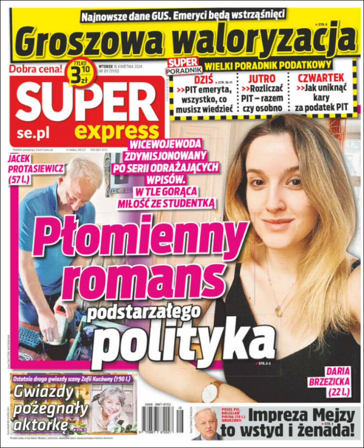 Portada de Super Express (Polonia)