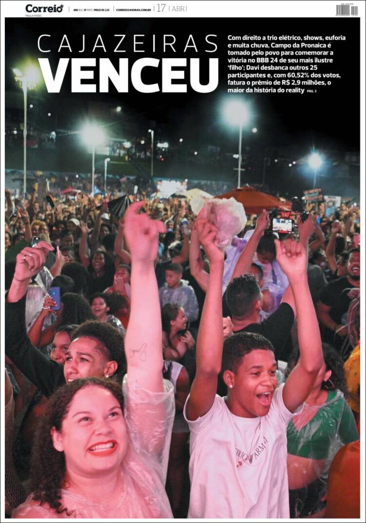 Portada de Correio* (Brasil)