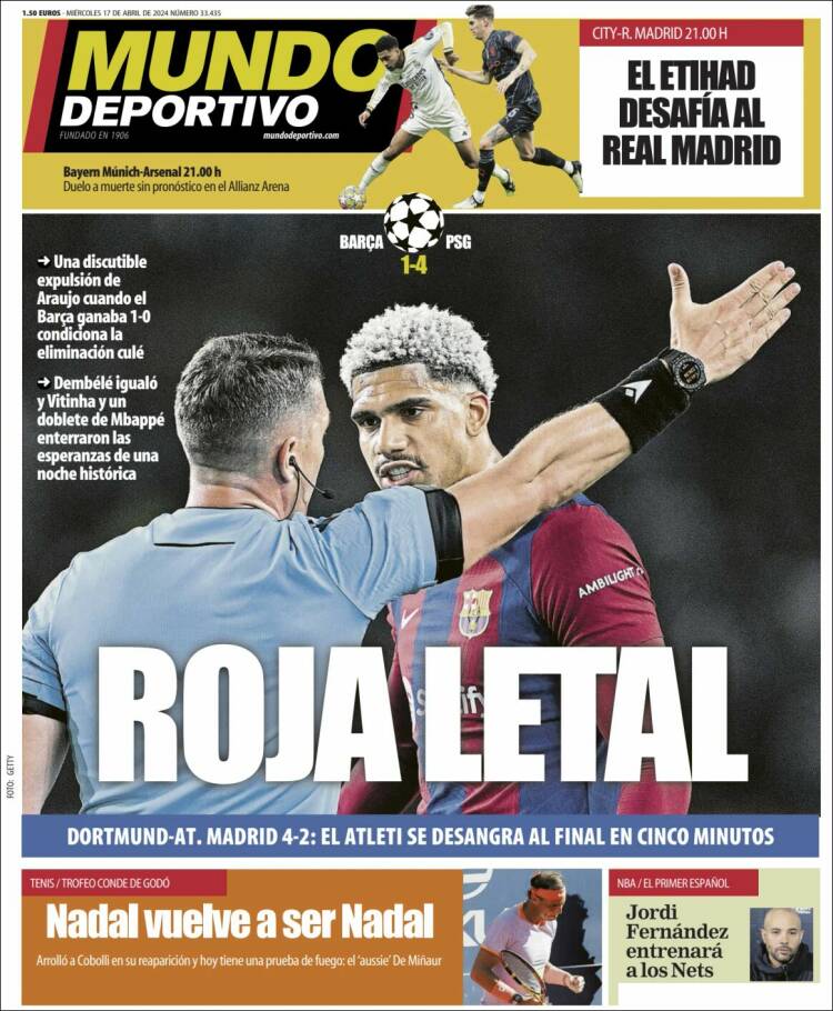 Portada de Mundo Atlético (España)