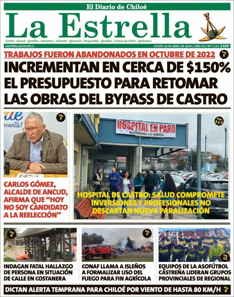 Portada de Estrella de Chiloé (Chile)