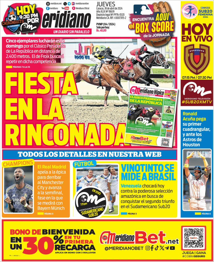 Diario Deportivo Meridiano