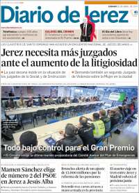 Portada de Diario de Jerez (España)