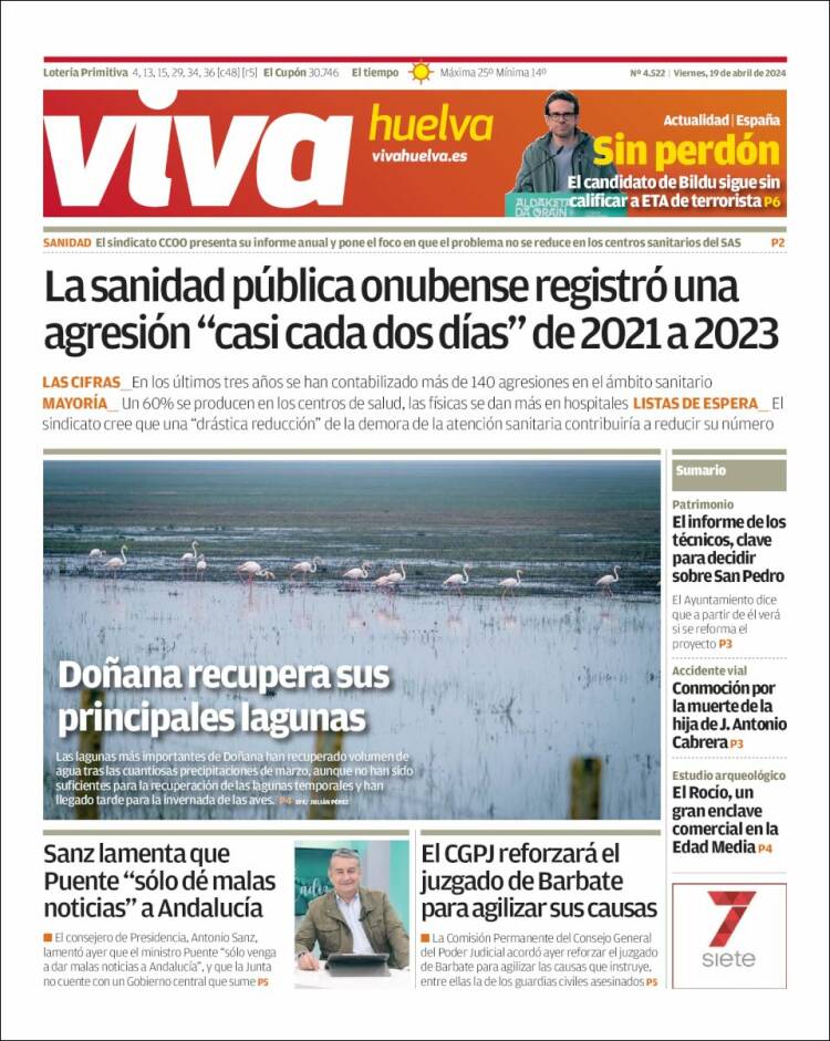 Portada de Viva Huelva (Espa&ntilde;a)