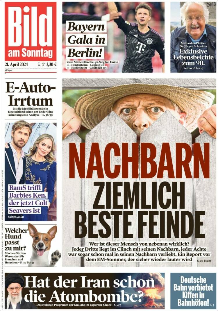 Portada de Bild (Alemania)