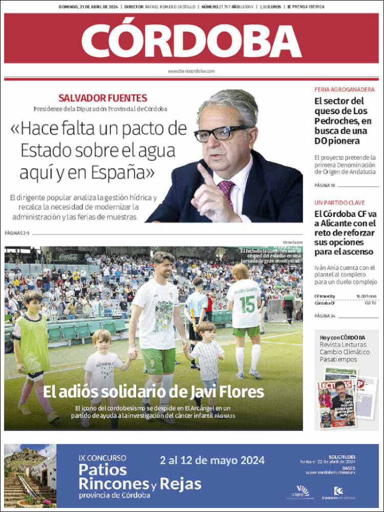 Portada de Diario de Córdoba (España)