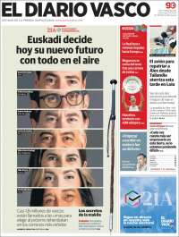 Portada de Diario Vasco (España)