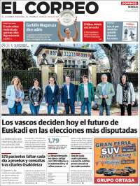 Portada de El Correo (España)