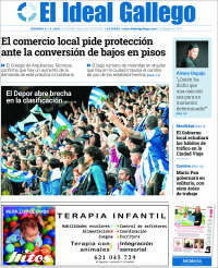 Portada de El Ideal Gallego (España)