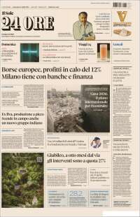 Portada de Il Sole 24 ORE (Italia)