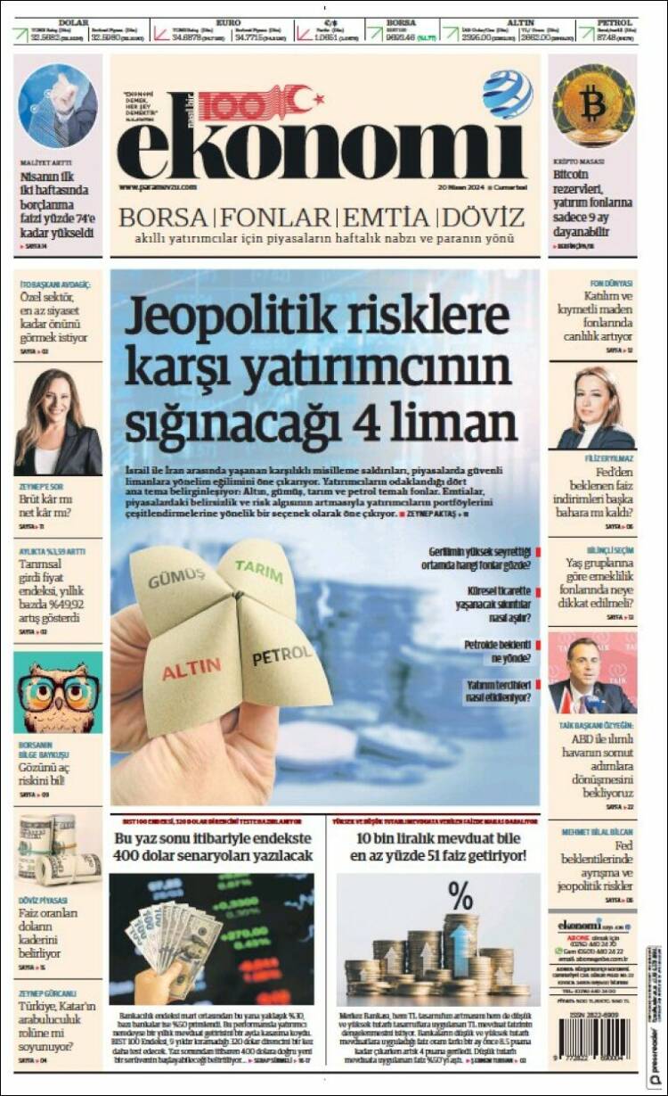 Portada de Dünya (Turqu&iacute;a)