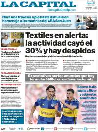 Portada de Diario La Capital - Mar del Plata (Argentina)