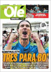 Portada de Olé (Argentina)