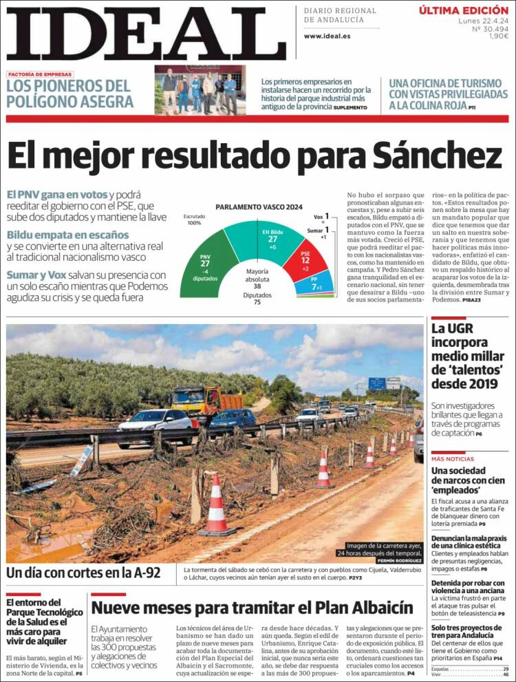 Portada de Ideal (España)