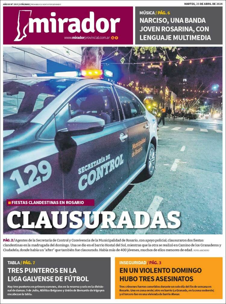 Portada de Mirador Provincial (Argentina)