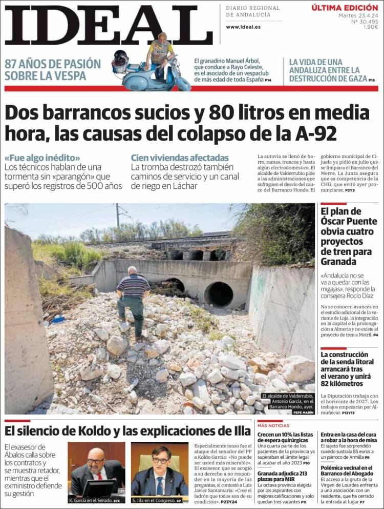 Portada de Ideal (España)