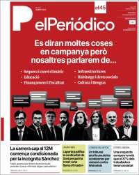 Portada de El Periódico de Catalunya (Espagne)