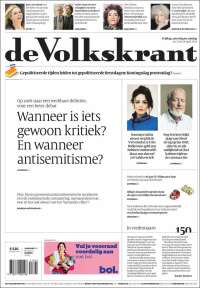 Portada de De Volkskrant (Pays-Bas)
